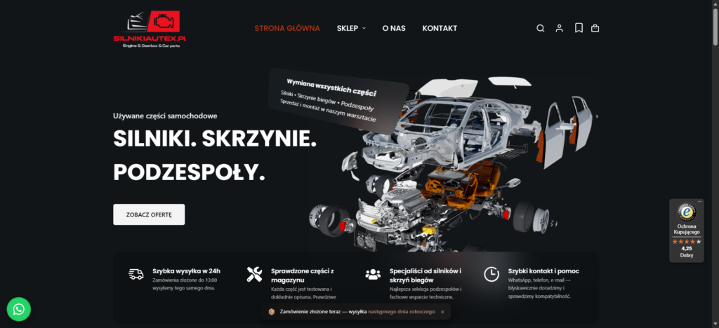 Realizacja SilnikiAutex.pl – barmSTUDIO