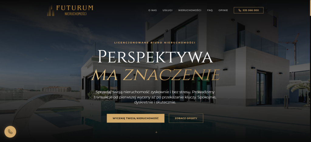 Realizacja Futurum Biuro Nieruchomości – barmSTUDIO