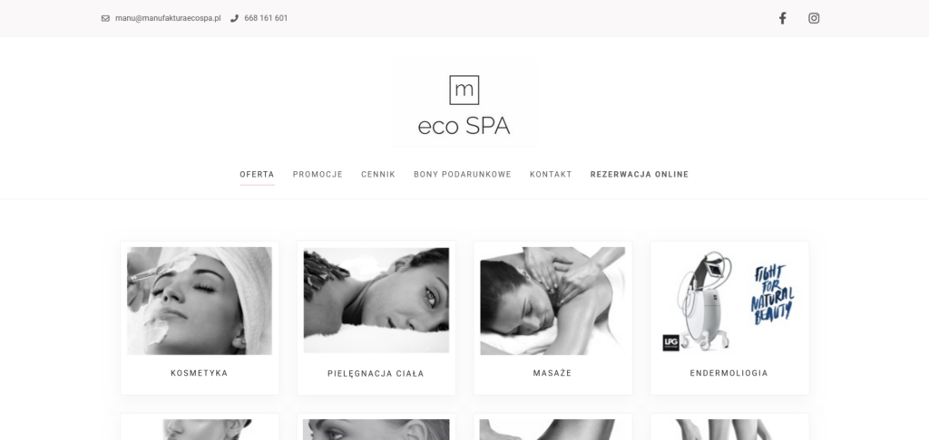 Realizacja Manufaktura ecoSPA – barmSTUDIO